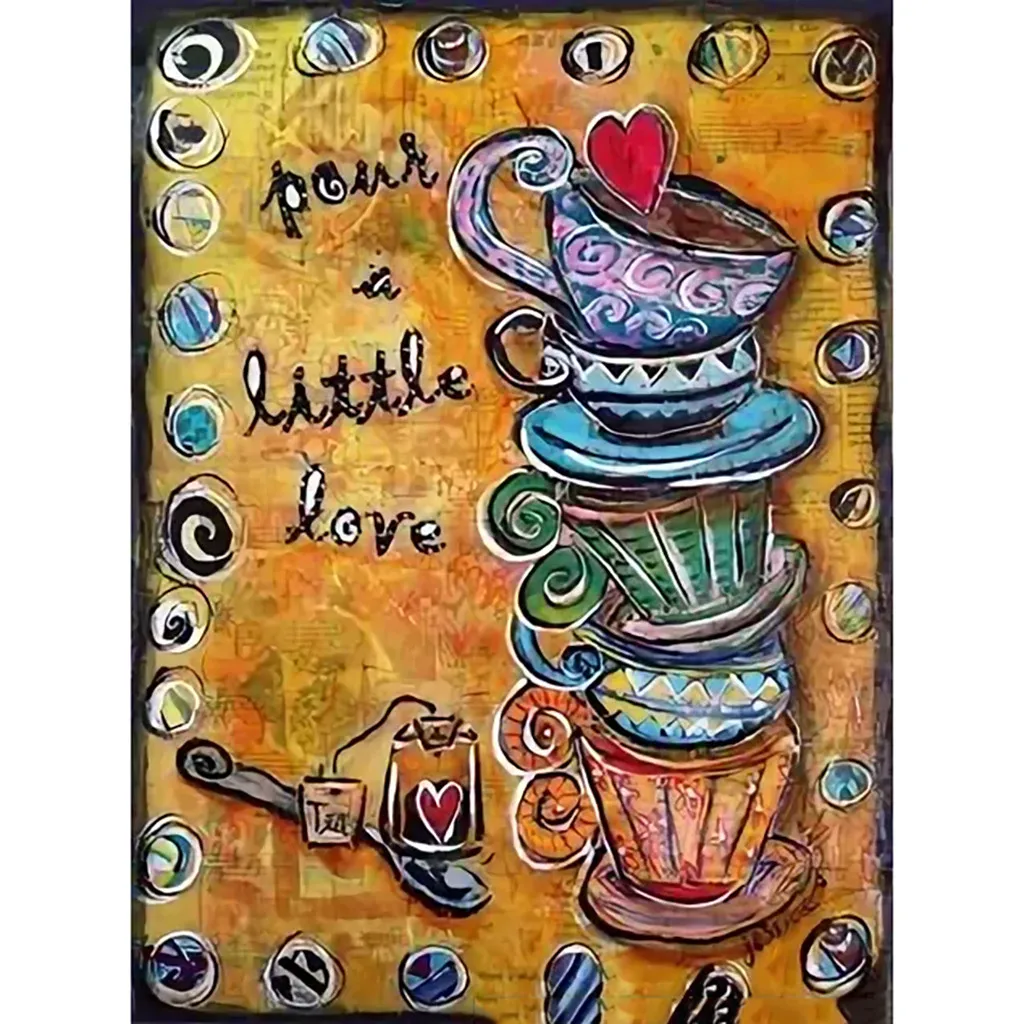 

Diamond painting 5D coffee Embroidery Painting Rhinestone Pasted Canvas painting Cross Stitch quadro cuadros 2019 drop shipping