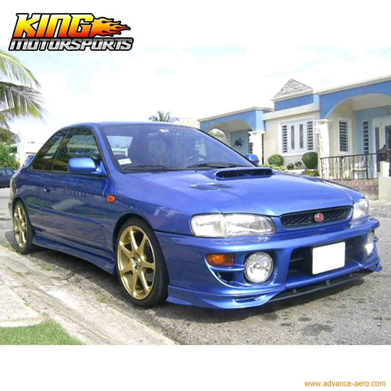 Fits 97-01 Subaru Impreza WRX GD Style Front Bumper Lip Urethane 3 Piece