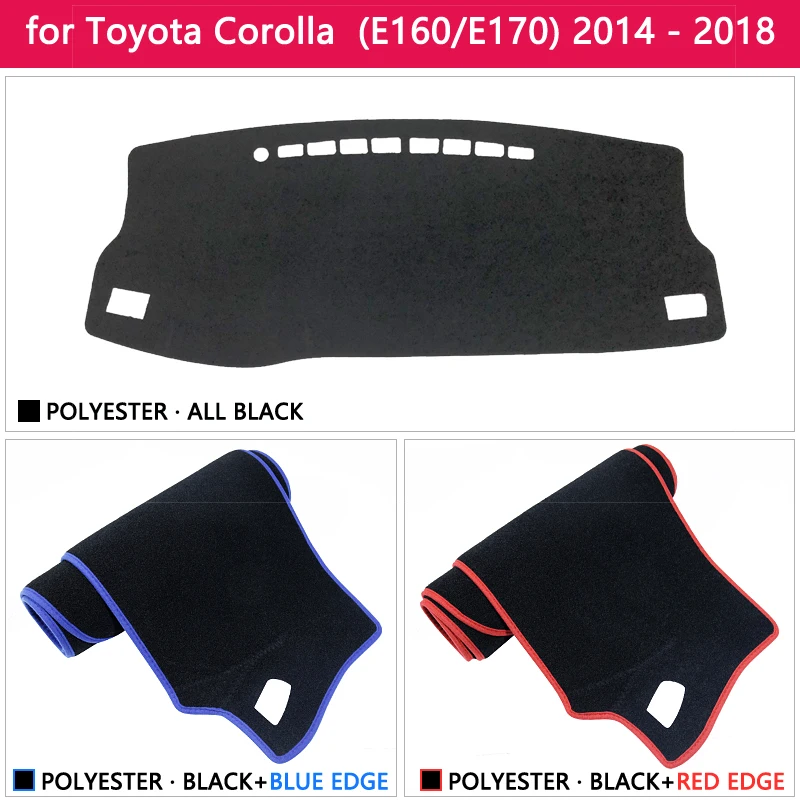 Защитная накладка на приборную панель для Toyota Corolla E170 E160 автомобильные аксессуары приборная панель коврик от солнца