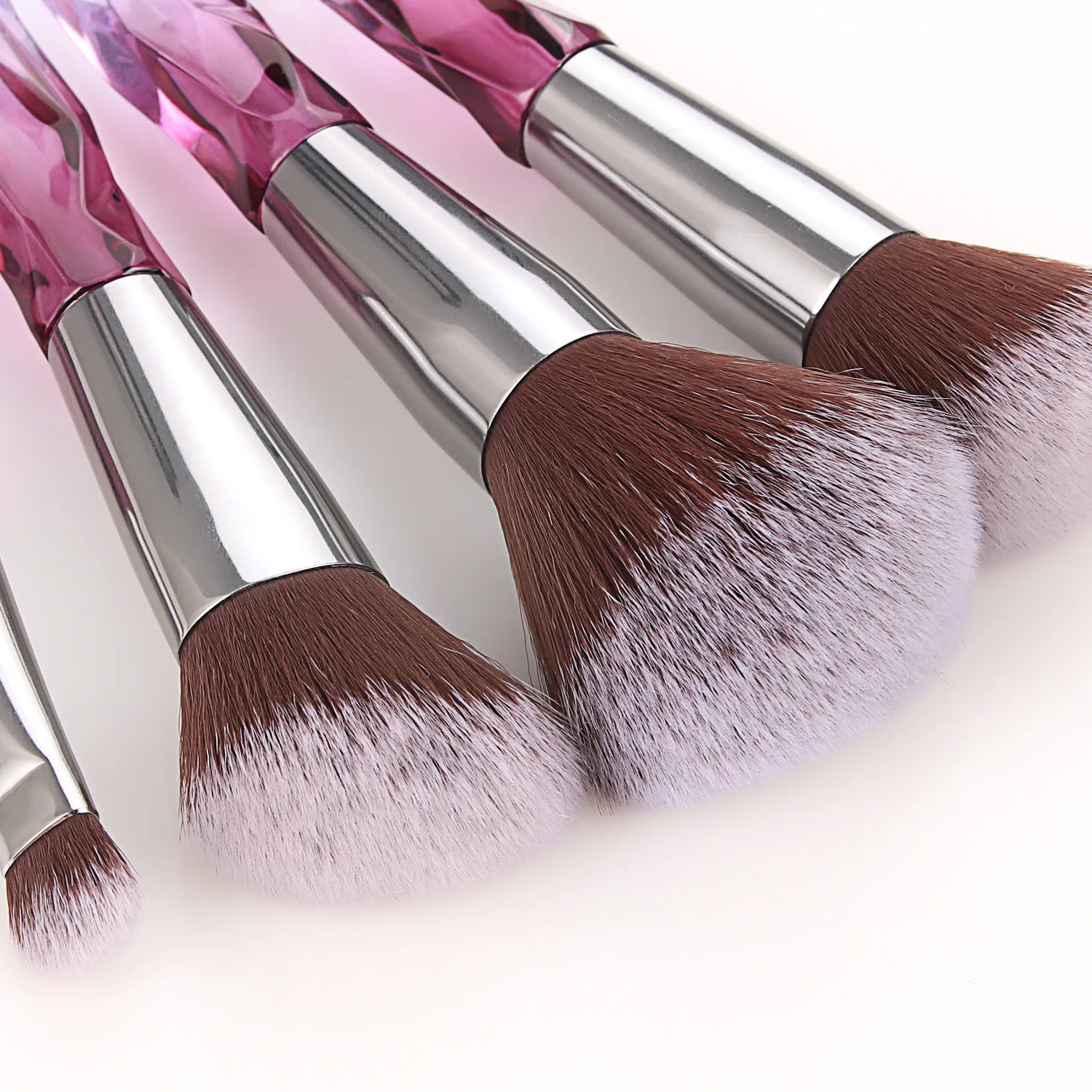 10pcs Makeup Brushes Set Powder Eyeshadow Foundation Lip Brush Crystal Diamond Make up brush Kits maquiagem Beauty tools