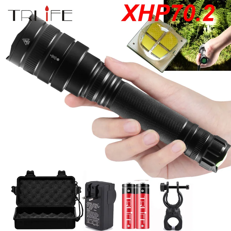 Мощный XHP70.2 светодиодный фонарик XHP50 Кемпинговый фонарь ремонт автомобильная