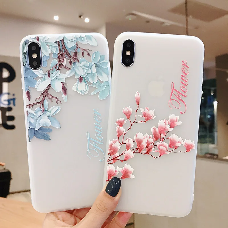 Новейший красивый прозрачный силиконовый чехол для iPhone X XR Xs Max 6 6s 7 8 Plus | Мобильные