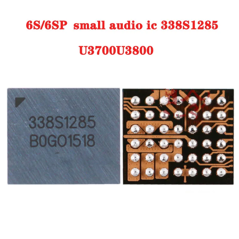 

5Pcs/lot U3700 U3800 Small Audio IC For iPhone 6S/6S plus 338S1285 Good Quality Audio Controller IC Chip Replacement