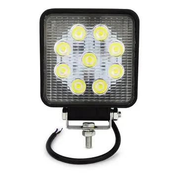 

1pcs 4 Inch 27W Square LED Work Light for Indicators Motorcycle Offroad Boat Car Tractor Truck 4x4 SUV ATV 12V Car Light