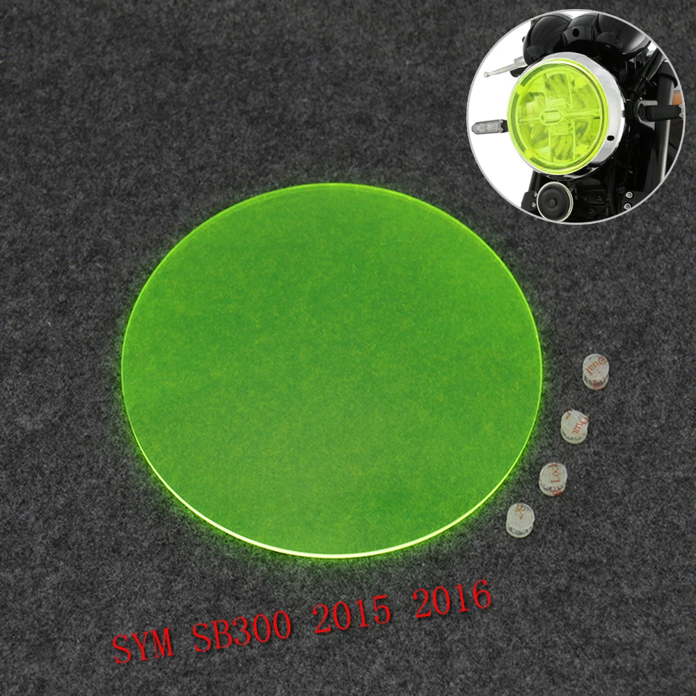 

FOR SYM SB300 SB 300 2015-2016 Motorcycle Accessories Grille Headlight Protector Guard Lense Cover Acrylic