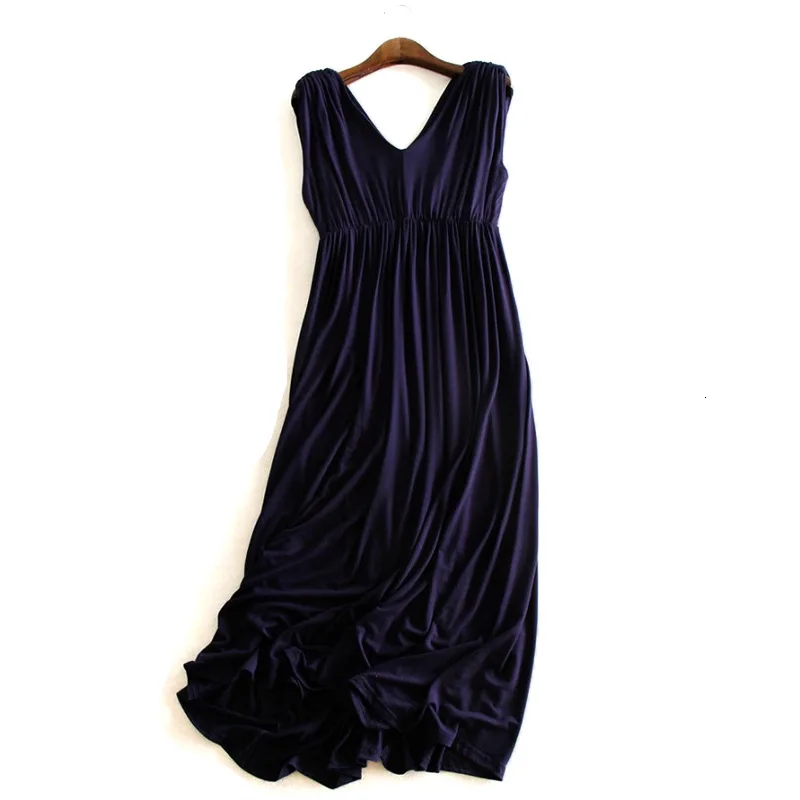 

Easy Will Code Pregnant Woman V Lead No Generation Seoul Dress Camisole Vest Evening Longuette Suit-dress Cotton