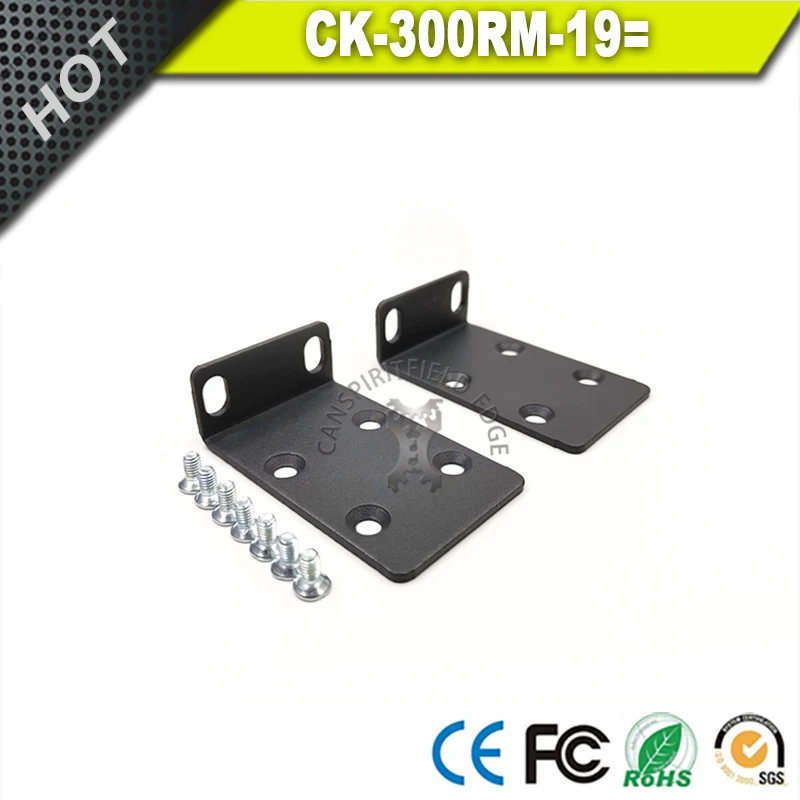 CK-300RM-19 = 19 인치 (1RU) 랙 마운트 키트 호환/Cisco SF200-48 교체