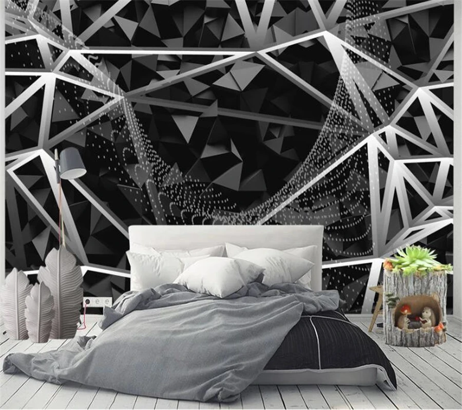 wellyu-Customized-large-wall-painter-with-Nordic-minimalist-retro-black-geometric-TV-background-wallpaper-papel-de (1)