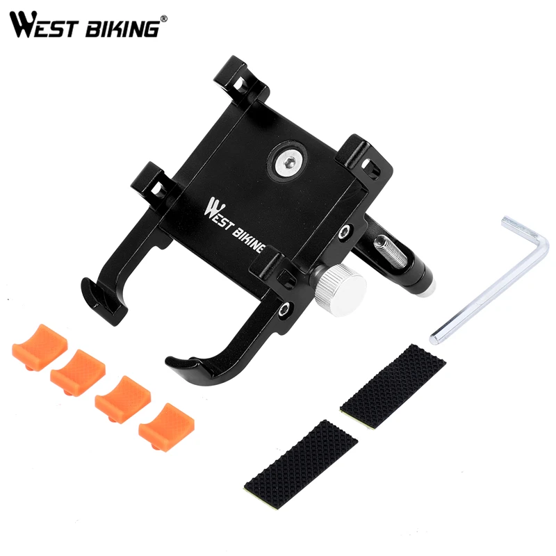 WEST BIKING, универсальный держатель для телефона на велосипед, мотоцикл, для iPhone, держатель для мобильного телефона, держатель для руля, подставка, крепление для gps