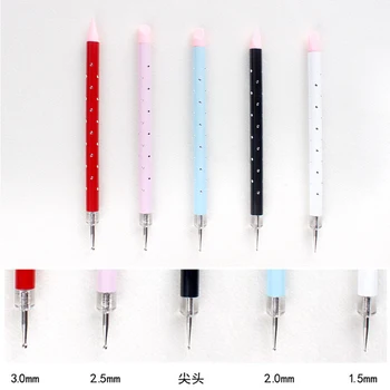 

5pcs Double-head Nail Art Dotting Pen DIY Painting Drawing Dot Dotting Point Tools Nail Decorations Manicure Tools Kit