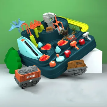 

Children's Plastic Model Construction Toys Children's Educational Toys Train Track Boy Dinosaur Set Children's Birthday Gift
