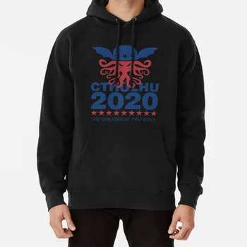 

Vote Cthulhu 2020 Hoodie Cthulhu Horror Monster Mythos Tentacles Octopus Geek Cool Funny Squid