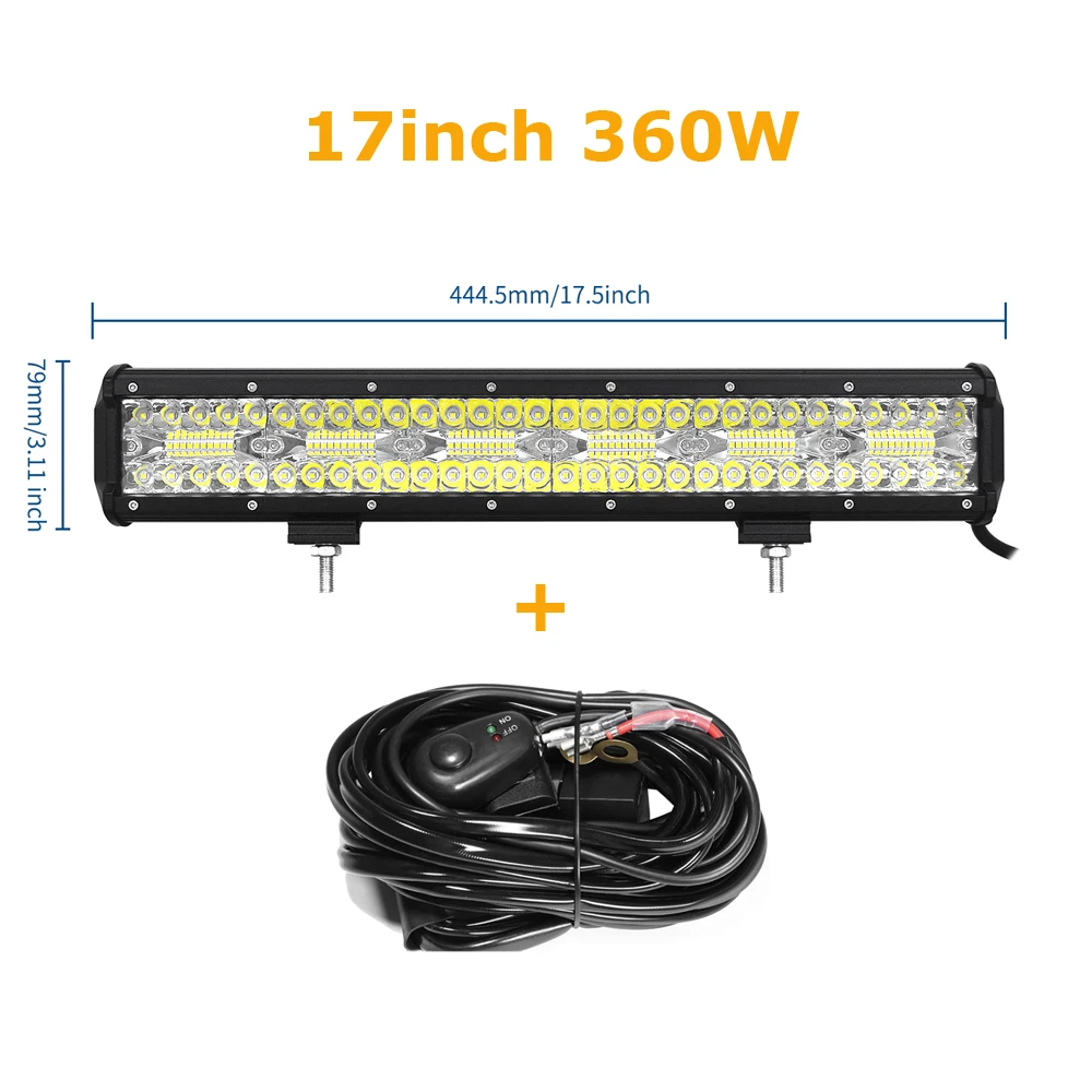 Faro Da Lavoro 17x LED Tondo Nero - Equipe 4x4 Off Road Equipment - Foto 9