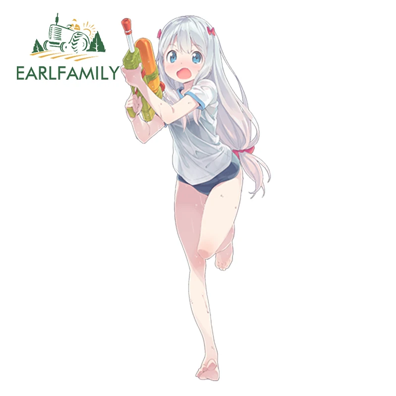 EARLFAMILY сексуальная девушка держит водный пистолет эроманга Sensei Izumi Sagiri аниме JDM