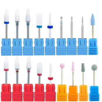 

Milling Cutter for Manicure Machine Nail Drill Bits Set Ceramic Mill Cutters Pedicure Nails Accessories Nail Art Tools Nozzles