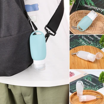 

1Pc 40/60ML Separate Bottling Empty Storage Hook Bottles Multi-functional Convenient Silicone Portable Containers Soap Dispenser