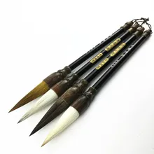 Китайская кисть для каллиграфии, китайская кисть для письма в форме хоппера, кисть для письма, пейзажная живопись чернил, Tinta China Caligrafia