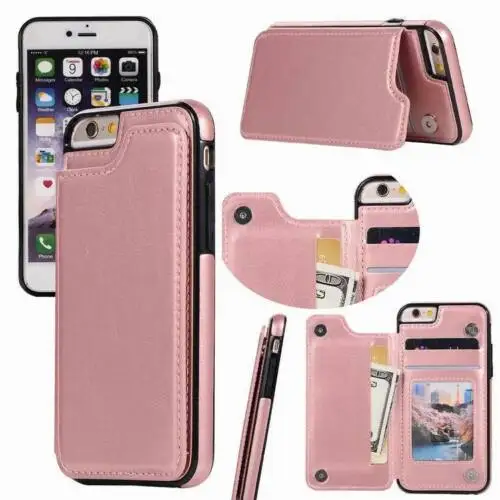 

Suitable for Apple iPhone X XR XS Max leather clamshell wallet card case shell