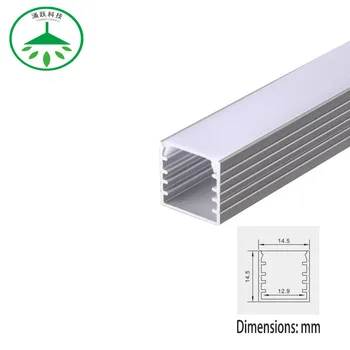 

2pcs 0.5m long LED lamp strip aluminum alloy lamp slot U-shaped groove aluminum strip radiator base line lamp lighting shell.