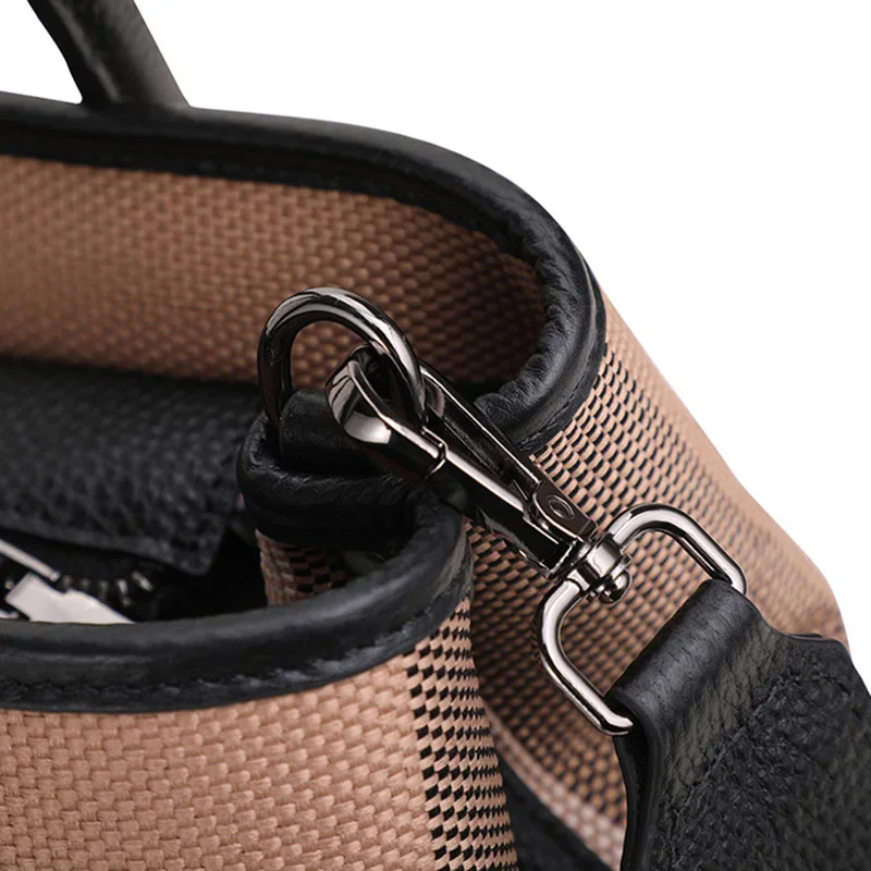 Women's Bags Soft Leather Canvas Large Capacity Tote