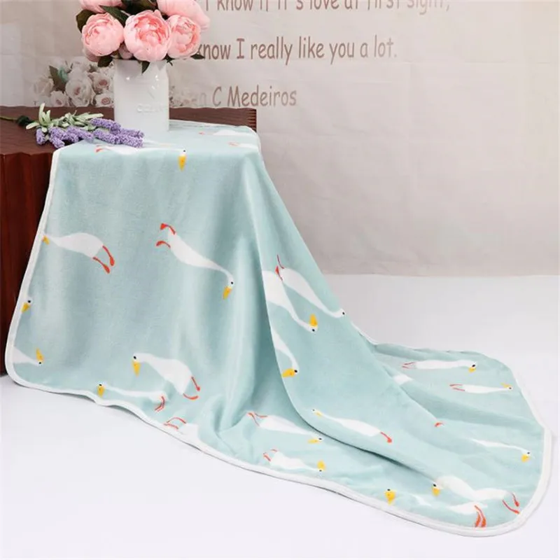 Муслиновое детское одеяло квадратное 100*73 см для новорожденного ребенка Пеленальное Одеяло мягкое детское одеяло
