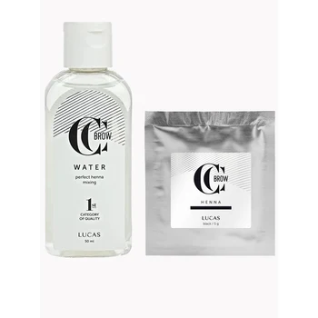 

Henna for eyebrows CC Brow, in sachets, + water, brown, 5 gr
