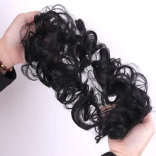 Шиньон Cheveux Jeedou синтетический грязный шиньон пончик Гари коричневый цвет волосы булочка подкладка эластичные волосы канатная Резиновая Лента Наращивание волос