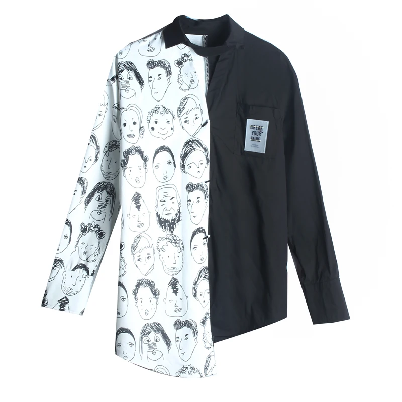 ELFSACK Puprple Panda Print Knit Korean Pullover