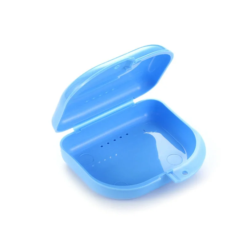 

Orthodontic Denture Storage Oral Hygiene Supplies Plastic Box 8 Colors Dental Mouth Guard Fake Teeth