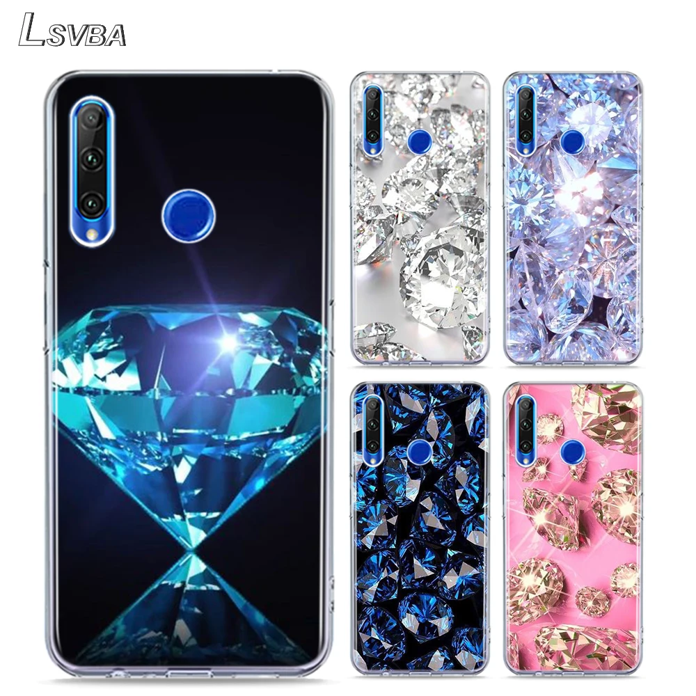 Противоударный силиконовый чехол для Huawei Honor 10i 9X 8X 20 10 9 Lite 8 8A 7A 7C Pro со стразами |