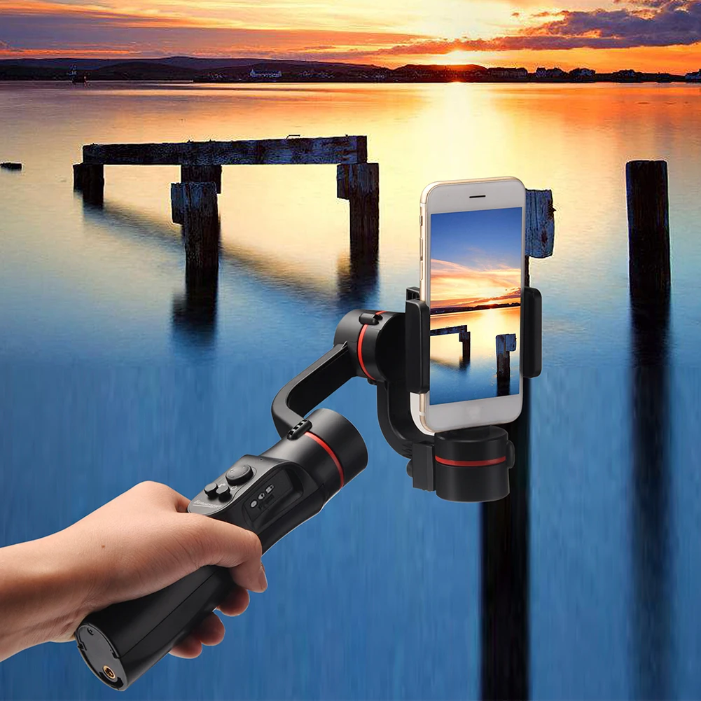 

Outdoor Extension Handheld Gimbal H2 3 Axis Support Universal Smartphone Stabilizer Travel Vlog Live USB Charging Video Record