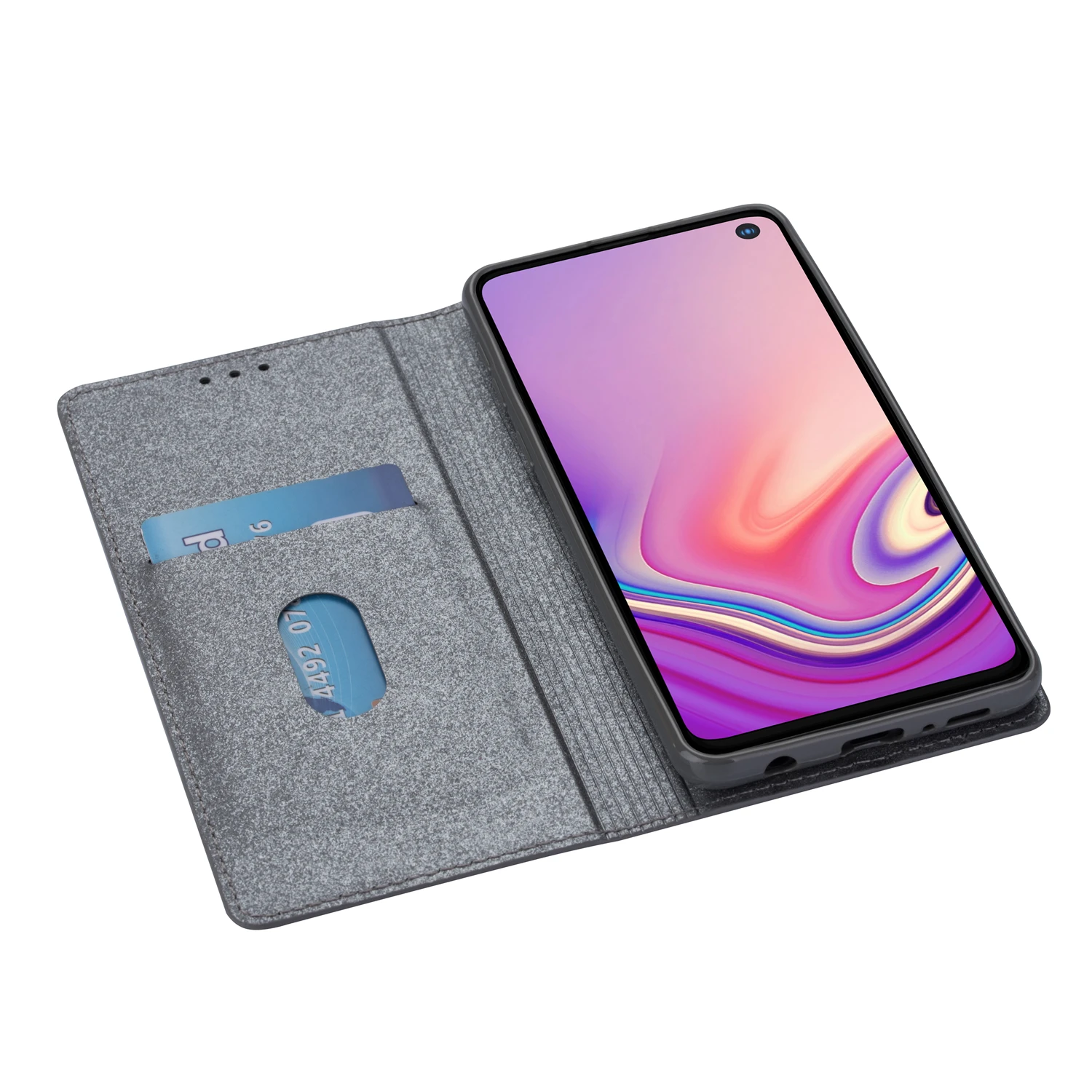 Чехол сверкающий с блестками для samsung Galaxy S10e Note 10 8 9 S10 S9 S8 Plus S7 Edge S6 кожаный флип-слот для карт чехол-кошелек