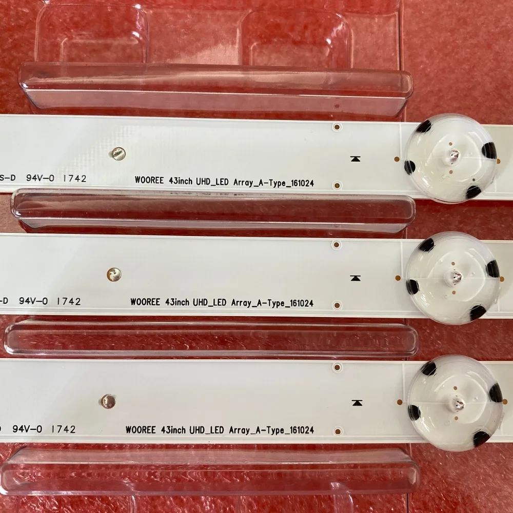 3 PCS/set LED backlight strip for LG 43UJ6300  43UJ6560 43UJ651V 43UJ561V 43UJ701V 43UK6200 43UJ630V 43UJ635V 43LJ614V