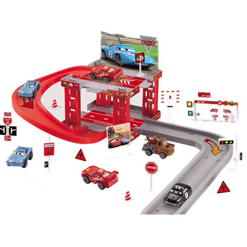 

Disney Pixar Cars 3 Track Parking Lightning McQueen Plastic Die Casting Toy Car Model Child Pixar Car 3 toys Birthday Christmas
