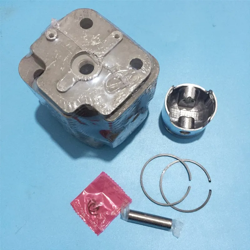 Motor do Eixo da Terra Brocas de Potência Kit de Pistão do Cilindro 48mm com Gaxeta Encaixa Chinês 63cc 2 Tempos Peças se 1e48f 48f