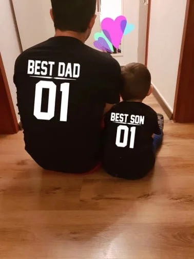 Best Dad Best Son 01 Daddy and Me Tshirts Father and Son Clothes Family Matching Outfits Fathers Day Gift Baby Boy Summer Look 3