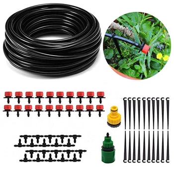 

DIY Garden Drip Irrigation System Plant Automatic Watering Hose Kit Irrigation System with Adjustable Dripper