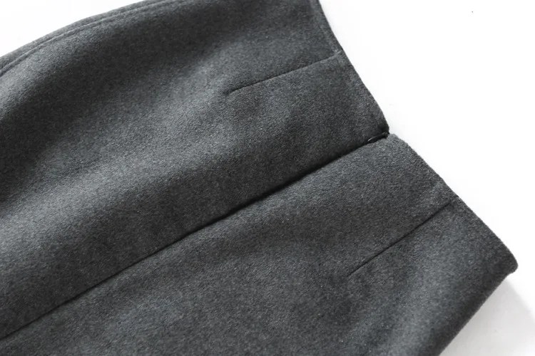 Mozuleva 2020 Autumn and Winter Double-Sided Two-Tone Double-Faced Woolen Goods Skirt Womens 2020 Spring Woolen Overskirt