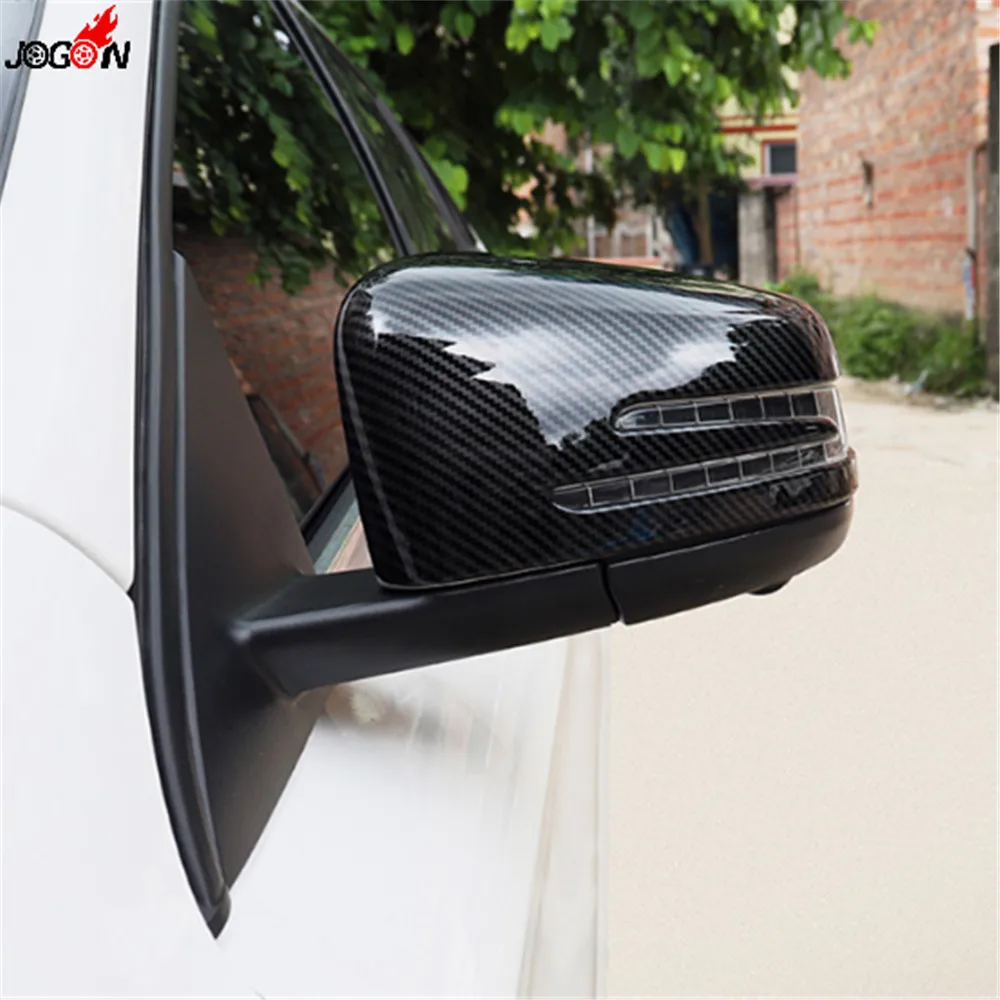 Вид из углеродного волокна/черный для Mercedes Benz A B C E S CLA GLA CLS W176 W246 W204 W212 C117 X156 W221