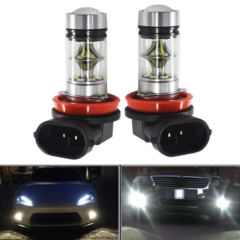 2Pcs Mini Car Headlight Bulbs LED Lamp 3030 Chip H4 H7 H11 H8 H9 9006 HB4 H1 9005 HB3 12000LM Auto Fog Lights 6000K 4300K | Автомобили и