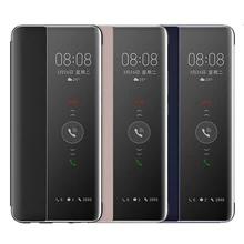 Para huawei p30 p40 pro caso espelho de visão inteligente acordar sono up capa para huawei companheiro 40 30 20 pro plus p20 pro couro caso da aleta