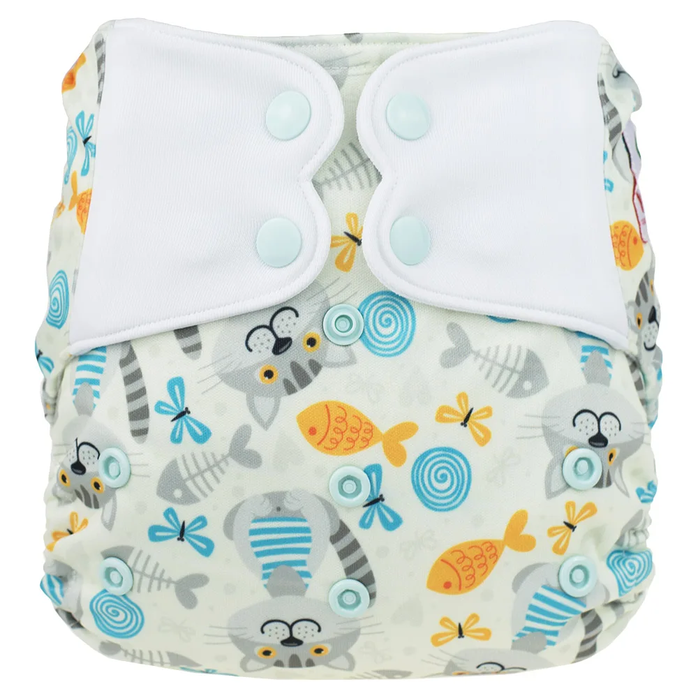 ElfDiaper Новинка! Карманный остаются сухими пеленки плавательные брюки моющийся многоразовый новорожденной одежды для детских подгузников, на возраст от 0 до 24 месяцев - Цвет: S01Y67