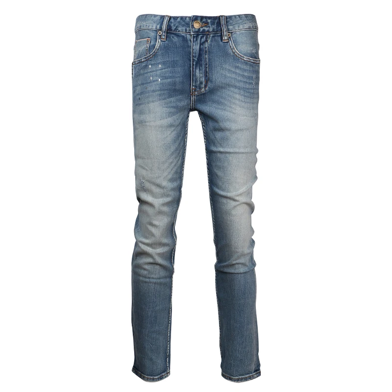 Прямые джинсы Франция Eden Мужские штаны бренд Selvedge сырой деним парка брюки