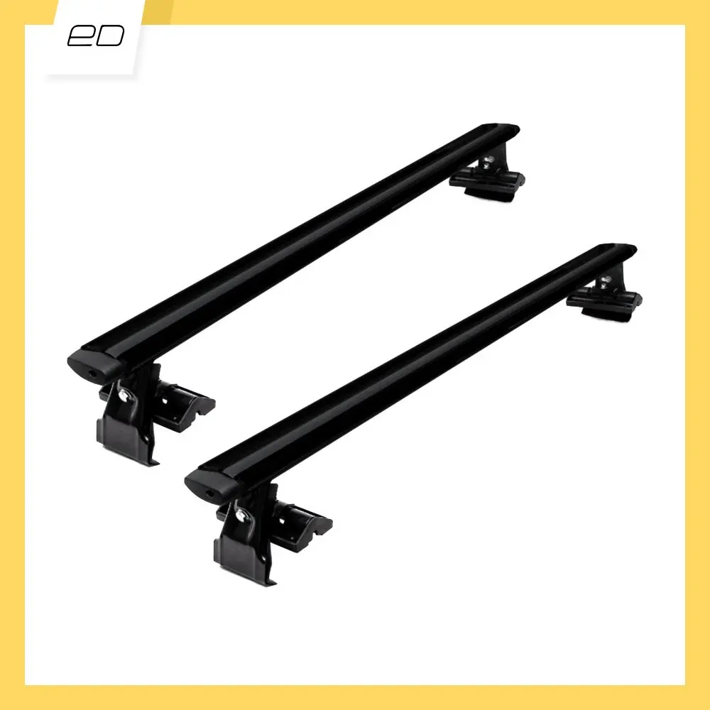 Ed trunk on a smooth roof Seat Ibiza hatchback 2008-on N. V-wing black cross-bars-without lock-135 cm.Aluminum Roof Rack For Car Top Luggage Carrier