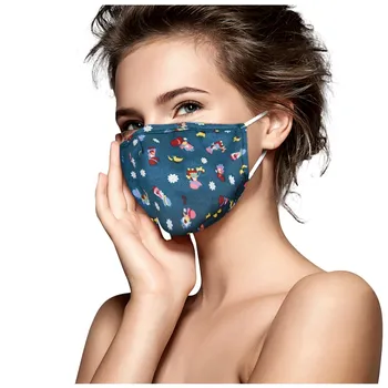 

6pc Christmas Prints Protective Face Mask Reusable Washable Funny Face Mask Comfortable Outdoor Adult Mask for face Mascarillas