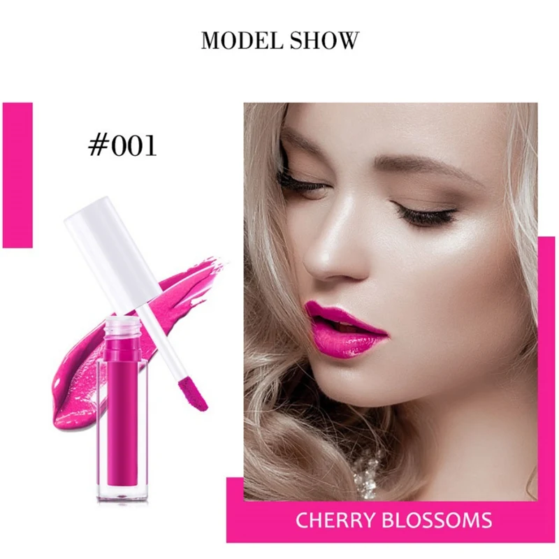 Lip Gloss Moisturizing Colorfast Long-lasting Non-stick Cup Easy To Color Lip Glaze Makeup Cosmetics J1