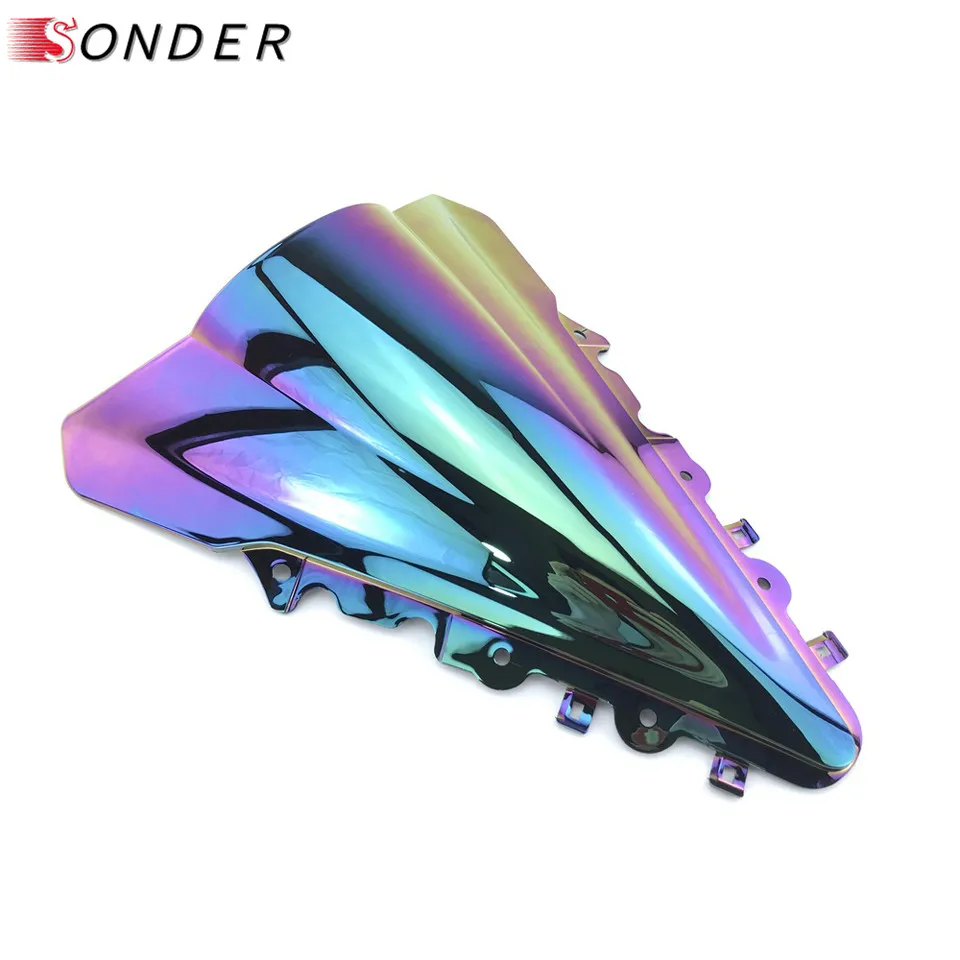 

PC Double Bubble Motorcycle Windscreen Windshield Wind Deflector For Yamaha YZF R15 R 15 14-16 2014 2015 2016