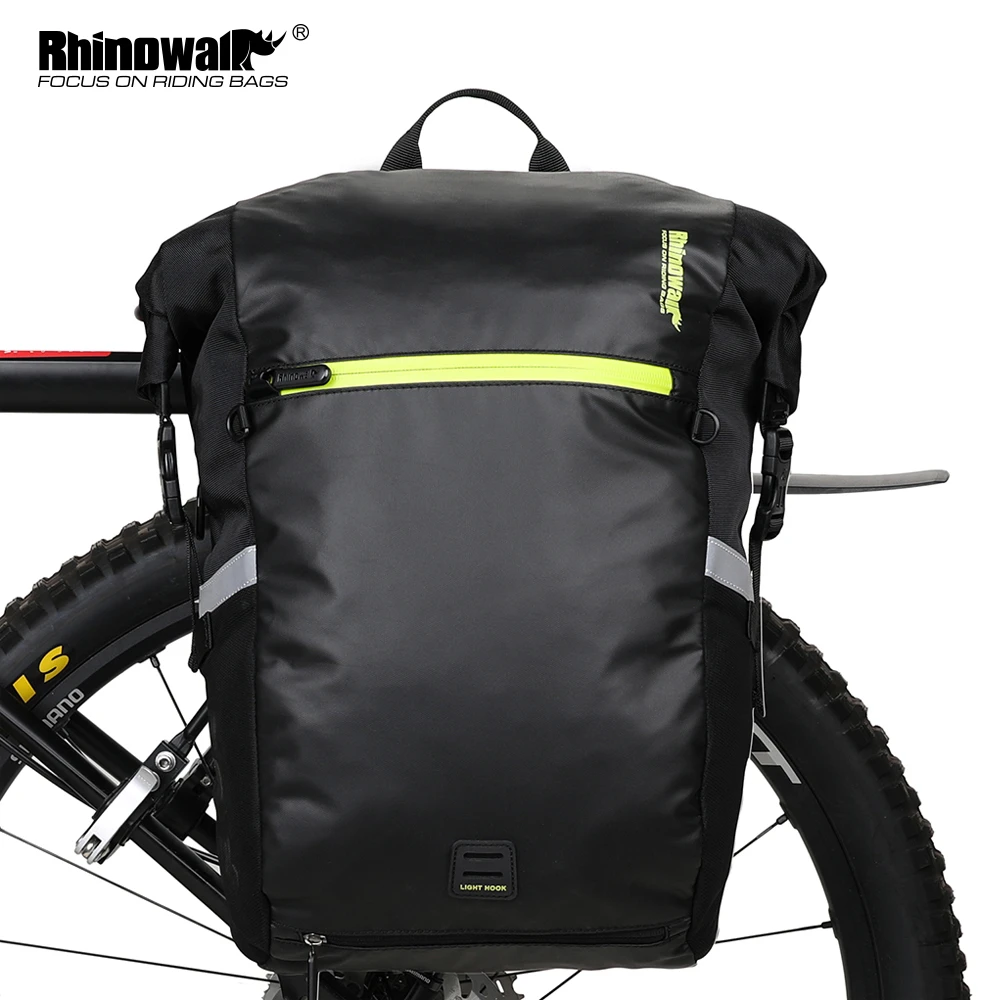 Bacteriën Voorbereiding Verscheidenheid Rhinowalk 24L Multifunctionele Bike Fietstas Waterdicht Fiets Rear Seat Bag  Rugzak Motor Tas Bagage Tas Cyclimg Tas|Fietstassen| - AliExpress