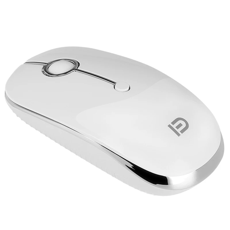 White FD I331D 3 режима 2000 dpi перезаряжаемая Регулируемая мышь беспроводная мышь с 2,4G usb type C Bluetooth 4,0 черный - Цвет: White
