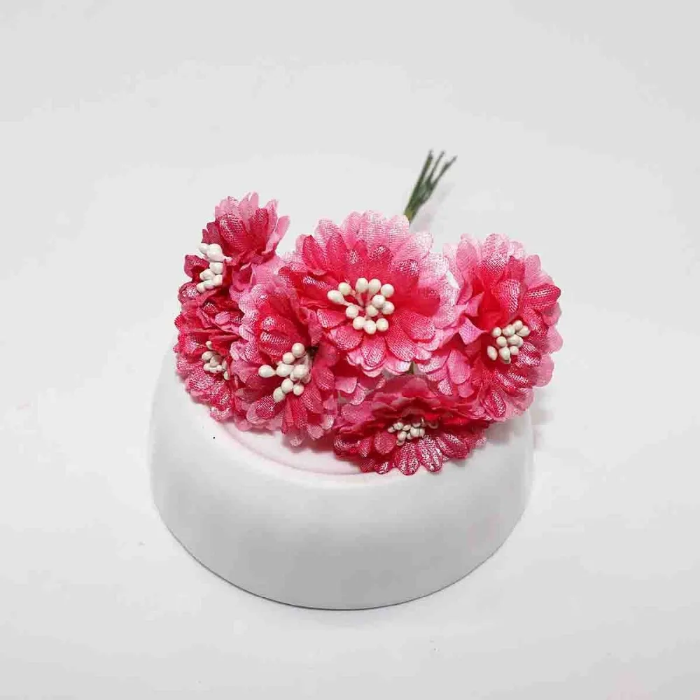 6 шт. шелк Stamen ромашки искусственные цветы украшения DIY Скрапбукинг венок ручной работы поддельные цветы